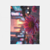 Couverture Polaire Modern Dusk Daisies (Devant)