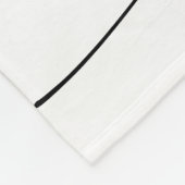 Couverture Polaire Modern Elegant Family Photo Script Typography (Coin)