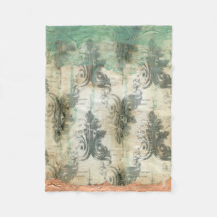 Couverture Polaire Modern Fleur De Lis Design