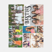 Couverture Polaire Modern Friends Custom 8 Photo Collage de votre cou (Devant)