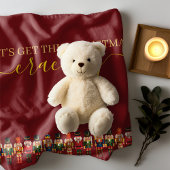Couverture Polaire Modern Funny Unique Nutcracker Christmas