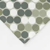 Couverture Polaire Modern green dots (Coin)