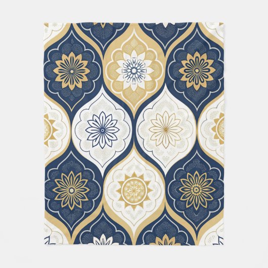 Couverture Polaire Modern Moroccan Geometric Seamless Pattern (Devant)
