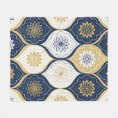 Couverture Polaire Modern Moroccan Geometric Seamless Pattern (Devant (Horizontal))