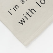 Couverture Polaire Modern Mummy Photo Strip Collage (Coin)