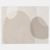 Couverture Polaire Modern Neutral Home Decor Throw (Devant (Horizontal))