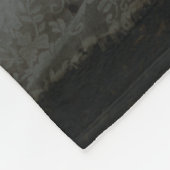 Couverture Polaire Modern Rustic Bold Script Love Fiançailles Photo (Coin)