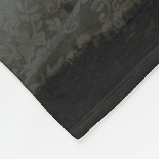 Couverture Polaire Modern Rustic Bold Script Love Fiançailles Photo (Coin)