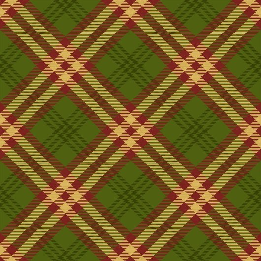 Couverture Polaire Modern Thanksgiving Plaid Blanket Monogram Cozy