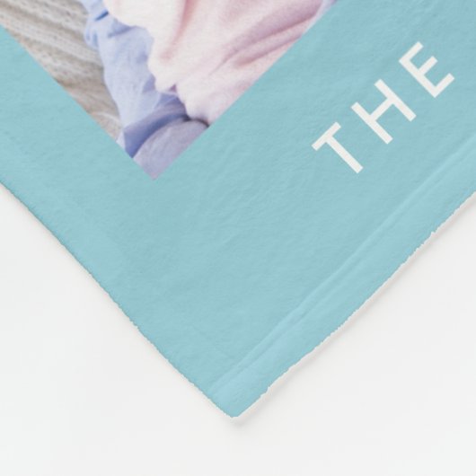 Couverture Polaire Moderne 3 Photo Collage couleur modifiable (Coin)