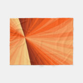 Couverture Polaire Moderne Abstrait Orange Rouge Vanille Graphique Fr (Devant (Horizontal))