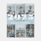 Couverture Polaire Moderne Blue 6 Diplôme photo (Devant)