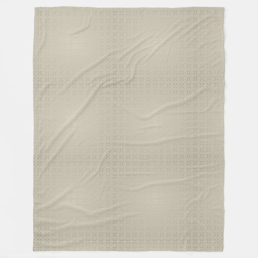 Couverture Polaire Moderne Damask Design élégant Beige Color Harmony (Devant)