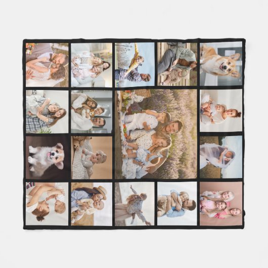 Couverture polaire moderne de collection de photos (Devant (Horizontal))