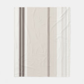 Couverture Polaire Moderne, élégant, Brown foncé, couleur pastel (Devant)