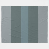 Couverture polaire moderne en bloc de couleur vert (Devant (Horizontal))