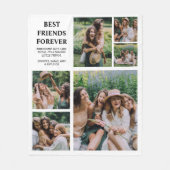 Couverture Polaire Moderne Meilleur Amis Pour | 6 Photo (Devant)