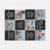 Couverture Polaire Moderne Meilleurs AMIS Forever Custom Photo Collag (Devant (Horizontal))