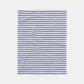 Couverture Polaire Moderne rayé tendance (Devant)