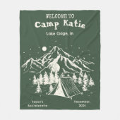 Couverture Polaire Moderne Simple Camp Bachelorette (Devant)