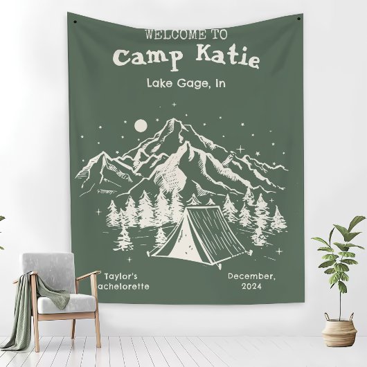 Couverture Polaire Moderne Simple Camp Bachelorette