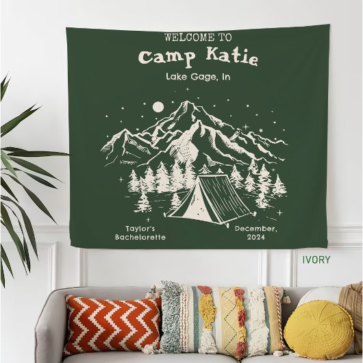 Couverture Polaire Moderne Simple Camp Bachelorette