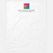 Couverture Polaire Moderne Simple Modèle Votre Logo Ici Élégant (Devant)