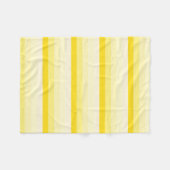 Couverture Polaire Moderne Vanille Jaune Blancs Élégant (Devant (Horizontal))