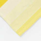 Couverture Polaire Moderne Vanille Jaune Blancs Élégant (Coin)