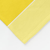 Couverture Polaire Moderne Vanille Jaune Grandes Blancs Décor (Coin)