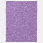 Couverture Polaire Moderne violet ou toute couleur Abstrait Motif (Devant)