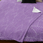 Couverture Polaire Moderne violet ou toute couleur Abstrait Motif
