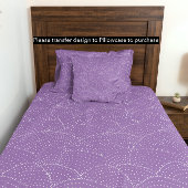 Couverture Polaire Moderne violet ou toute couleur Abstrait Motif