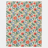 Couverture Polaire Moderne William Morris Style Riche Motifs botaniqu (Devant)