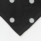 Couverture Polaire Modifier Pois gris N'importe quelle couleur Clique (Coin)