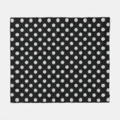 Couverture Polaire Modifier Pois gris N'importe quelle couleur Clique (Devant (Horizontal))