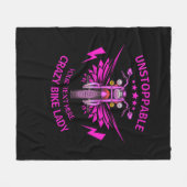 Couverture Polaire Modifier tout le texte Ajouter un nom Pink Motorcy (Devant (Horizontal))