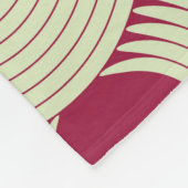 Couverture Polaire Moebius Stripe : Carrelage rouge-vert infini (Coin)