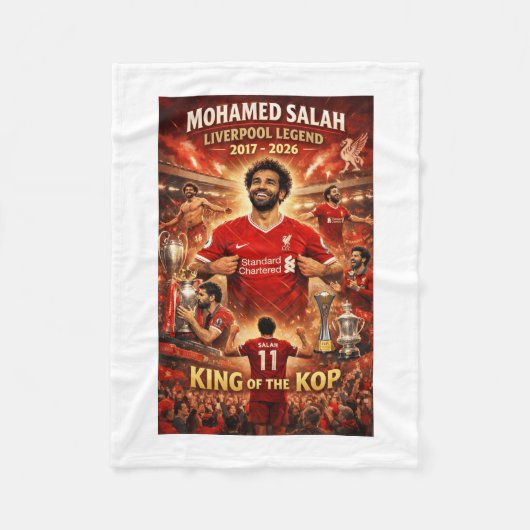 Couverture Polaire Mohamed Salah (Devant)