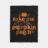 Couverture Polaire Moi Au Citrouille Patch Automne Automne Hiver Than (Devant)