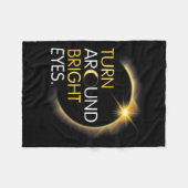 Couverture Polaire Moi Vous Totale Éclipse Solaire Tournez Autour De (Devant (Horizontal))