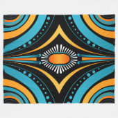 Couverture Polaire Mois bleu noir (Devant (Horizontal))