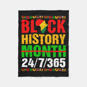 Couverture Polaire Mois de l'histoire des Noirs 24_7_365 Hommes Afro-