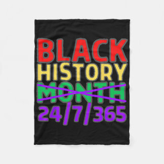 Couverture Polaire Mois de l'histoire des Noirs 24 7 365 toute l'anné