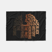 Couverture Polaire Mois de l'histoire des Noirs honorant le passé Ins (Devant (Horizontal))