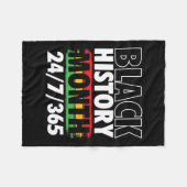 Couverture Polaire Mois de l'histoire des Noirs - Journée du Lait Rac (Devant (Horizontal))