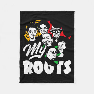 Couverture Polaire Mois de l'histoire des Noirs Mes racines Afro-Amér