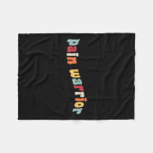 Couverture Polaire Mois de sensibilisation à la douleur des combattan (Devant (Horizontal))