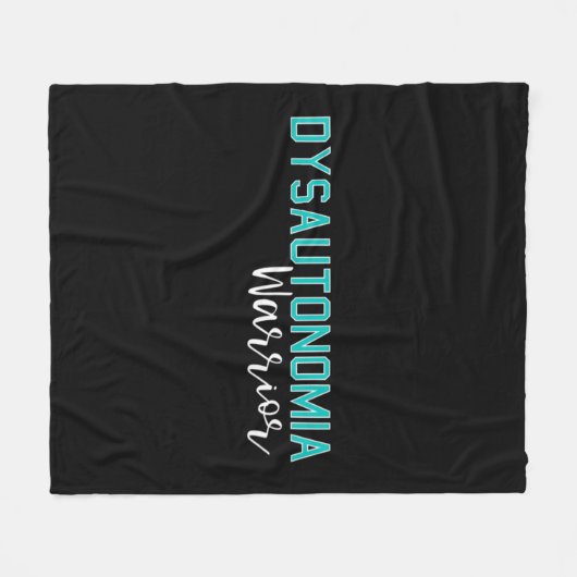 Couverture Polaire Mois de sensibilisation à la dysautonomie POTS Hyp (Devant (Horizontal))