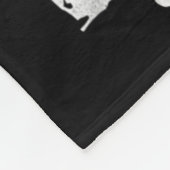 Couverture Polaire Mois de sensibilisation à la leucémie Drapeau amér (Coin)